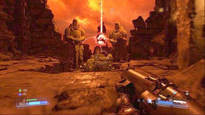 Po walce idź cały czas prosto, a przy krawędzi zeskocz poziom niżej - Argent DNur | Opis przejścia | Doom - Doom - poradnik do gry