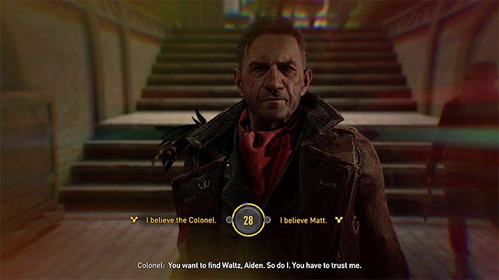 W głównym pomieszczeniu Twierdzy załączy się spotkanie z Pułkownikiem, w którym czeka Was ważny wybór - Dying Light 2: Teraz albo nigdy - solucja, opis przejścia - Dying Light 2 - poradnik do gry